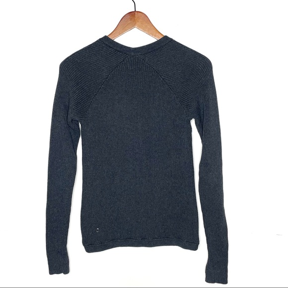 Lululemon The Sweater The Better Heathered Black Size 2 - Picture 10 of 16
